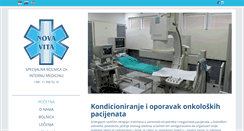 Desktop Screenshot of novavitahospital.com